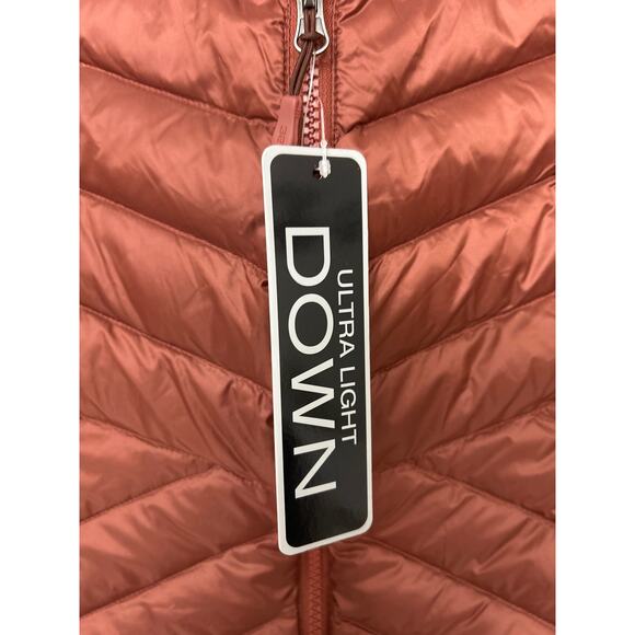 32° Heat Ultralight Down Puffer Vest Medium Rust Brown New Outdoor Layering - Picture 10 of 12